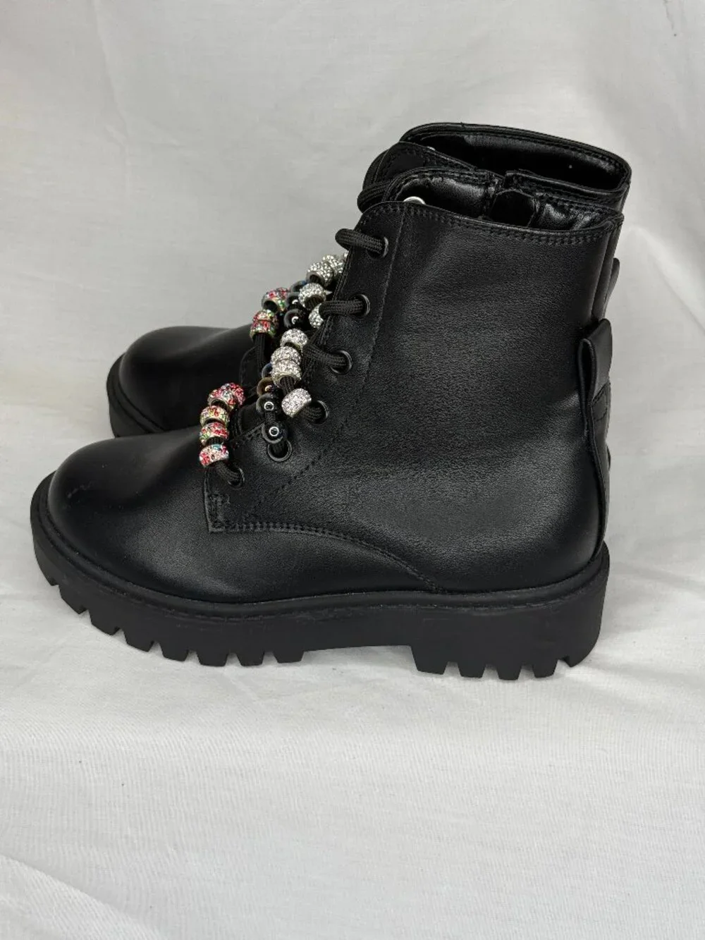 Kids' Bronx Lace-Up Combat Boots - art class NWT